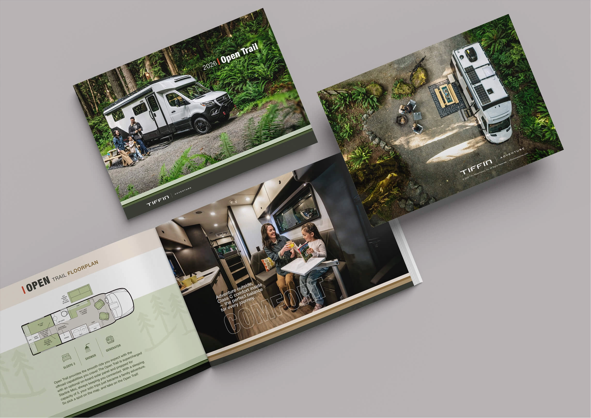Tiffin Motorhomes print collateral